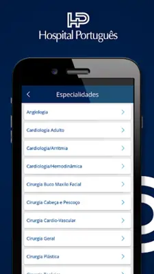 Hospital Português android App screenshot 0