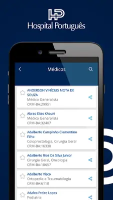 Hospital Português android App screenshot 1